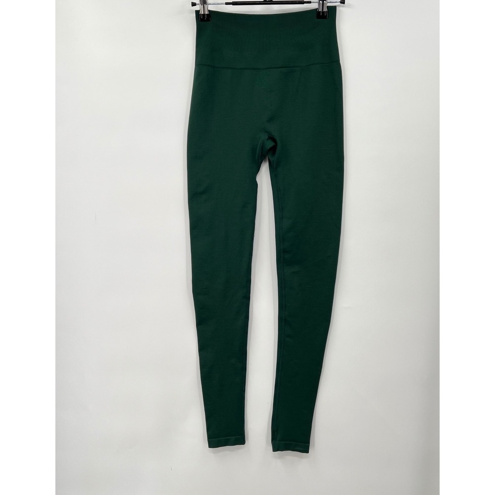 PAVOI Forest Green High‎ Waisted Scrunch Butt Seamless Leggings XS Activewear